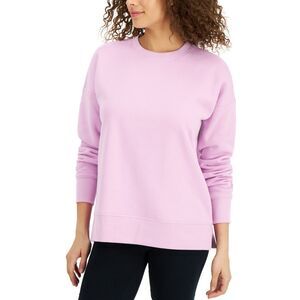 ID Ideology Women S Fleece Sweatshirt purple Size Small